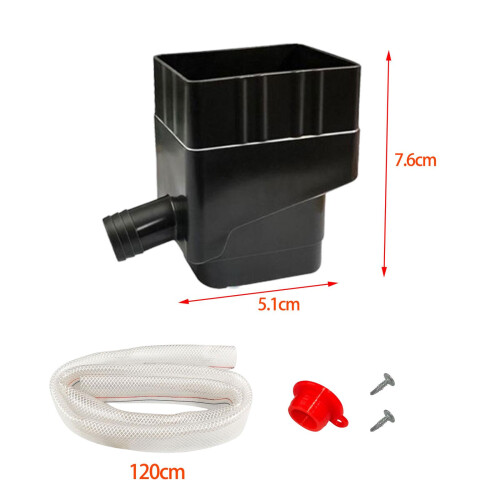 Rain Water Collection System Yard Gutter Drain with Hose Rainwater Col 1