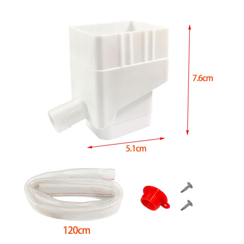 Rain Water Collection System Yard Gutter Drain with Hose Rainwater Col 1