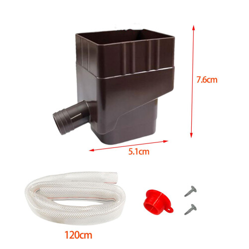 Rain Water Collection System Yard Gutter Drain with Hose Rainwater Col 1