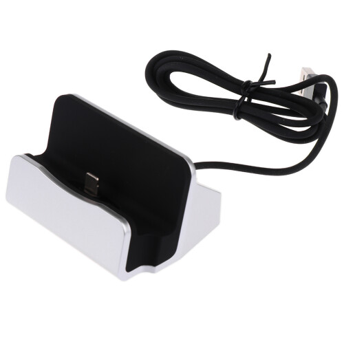 For iPhone Dock Stand for Apple iPhone 7/7Plus/6/6 Plus/6s silver