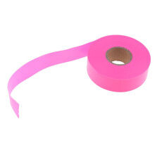 High Visibility Hunting Hiking Trail Marking Flagging Tape Ribbon Pink