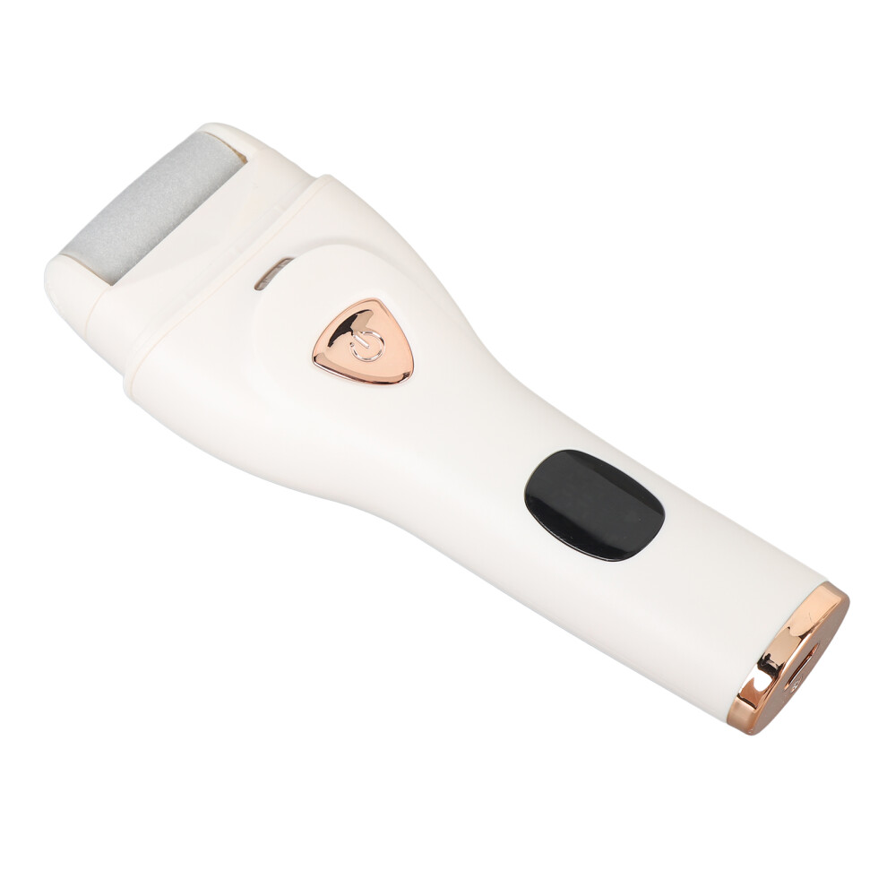 White Waterproof Electric Foot Callus Remover 1200Mah Rechargeable