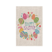 Happy Easter Garden Flags Banner Decorative for Yard Farmhouse Decorat