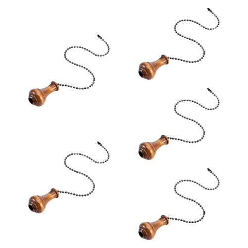 5x Ceiling Fan Pull Chain Extender Fan Bulb Switch Pendant for Bedside