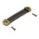 PU Leather Luggage Handle Handle Replace Cabinet Pulls Black 1