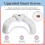 UV LED Nail Lamp with Smart Sensor, Fast Curing, Foldable Design for Home and Salon Use 2