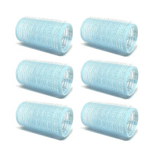 6er-Pack Selbsthaftende Haarwickler, 3,0cm - 3,2cm (1"-1,2") Locken für Volumen, Zufällige Farbe