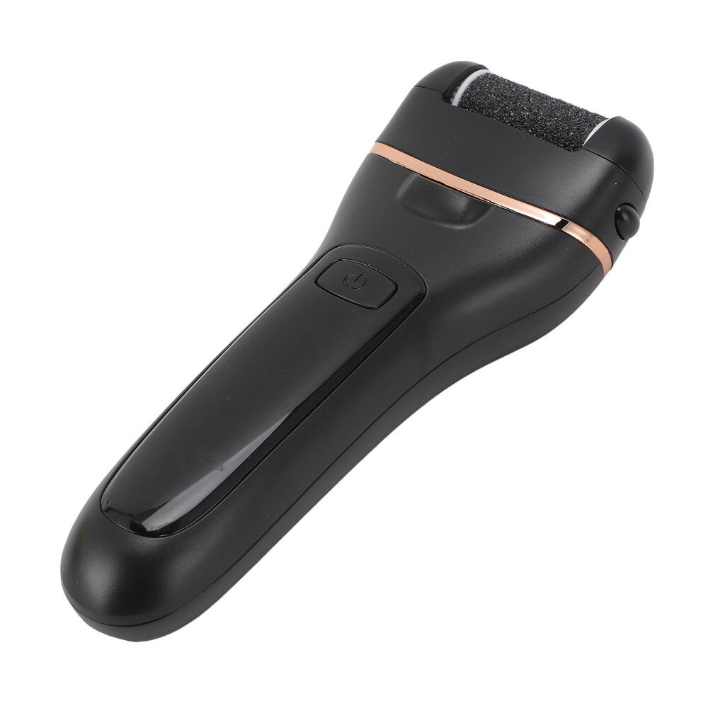 Black Usb Rechargeable Electric Foot File, 3W, 1200Mah Battery,
