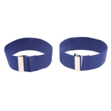 Adjustable Anti Slip Elastic Shirt Sleeves Holder Armband Arm Garter B