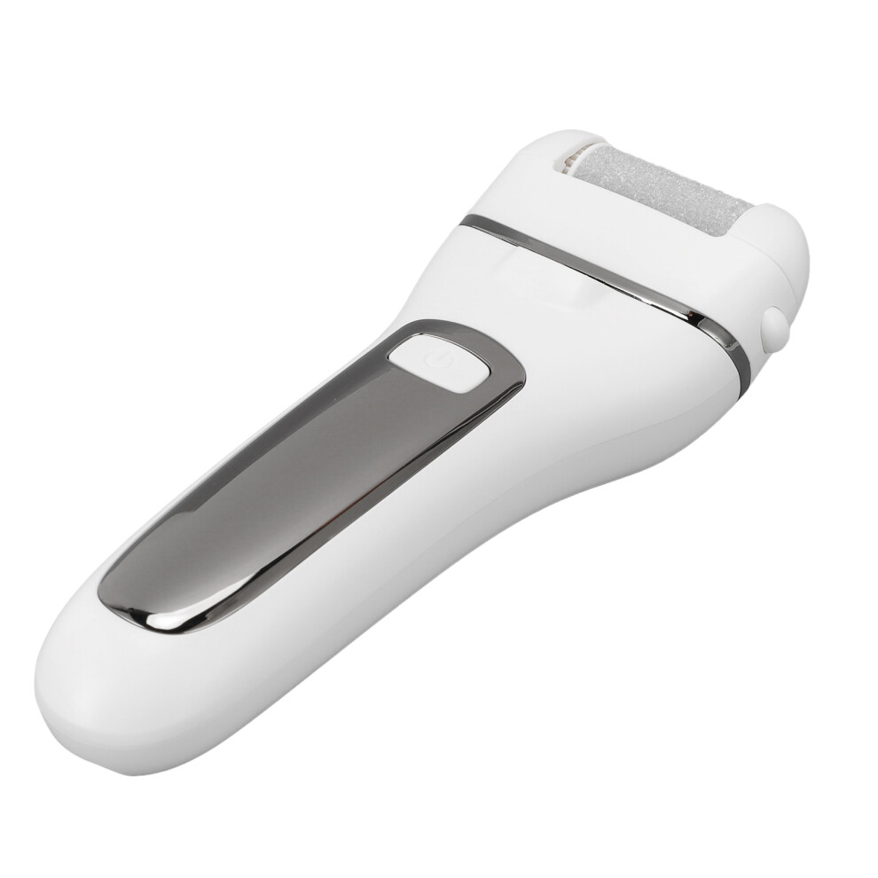 White Portable Usb Rechargeable Electric Foot File 3W With 1200Mah Battery