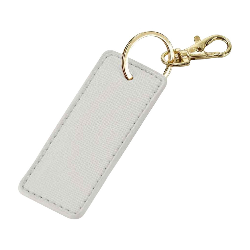Bagbase (One Size, Soft /Gold) Boutique Key Clip Grey