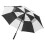 (One Size, Black/White) Longridge Double Canopy Golf Umbrella 1