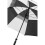 (One Size, Black/White) Longridge Double Canopy Golf Umbrella 3
