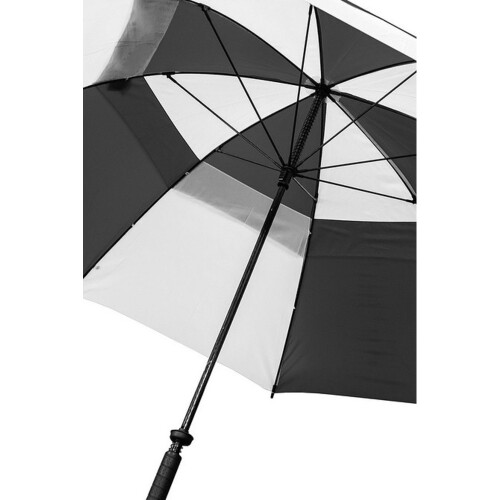 (One Size, Black/White) Longridge Double Canopy Golf Umbrella 2