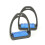 (One Size, Royal Blue) Compositi Reflex Horse Stirrups 1