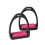 (One Size, Raspberry) Compositi Reflex Horse Stirrups 1