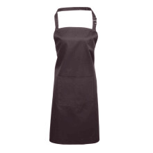(One Size, Charcoal) Premier Unisex Adult Colours Pocket Full Apron