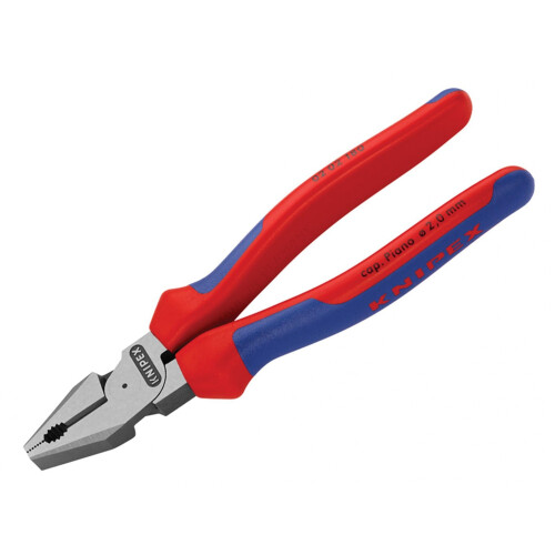 Knipex Knipex 02 02 Series High Leverage Combination Pliers, Multi-component Grip