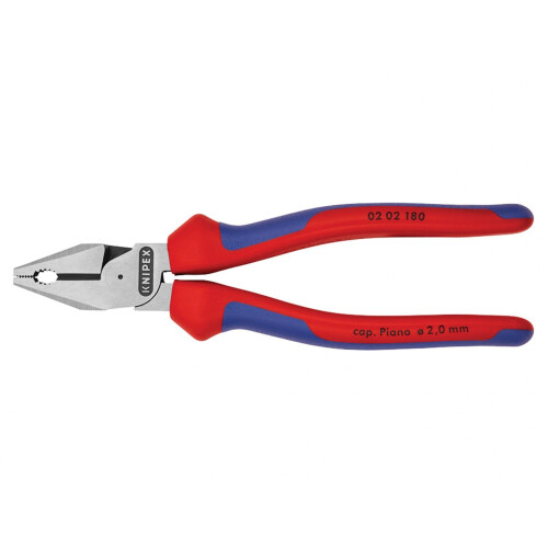 Knipex Knipex 02 02 Series High Leverage Combination Pliers, Multi-component Grip 2