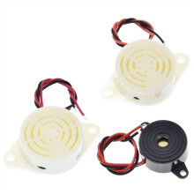 2PC 12V Decibel Electronic Buzzer Alarm with Dual Sound Modes for Industrial Warning