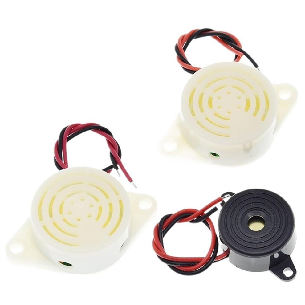 2Pc 12V Decibel Electronic Buzzer Alarm With Dual Sound Modes For Industrial Warning 9092120521757