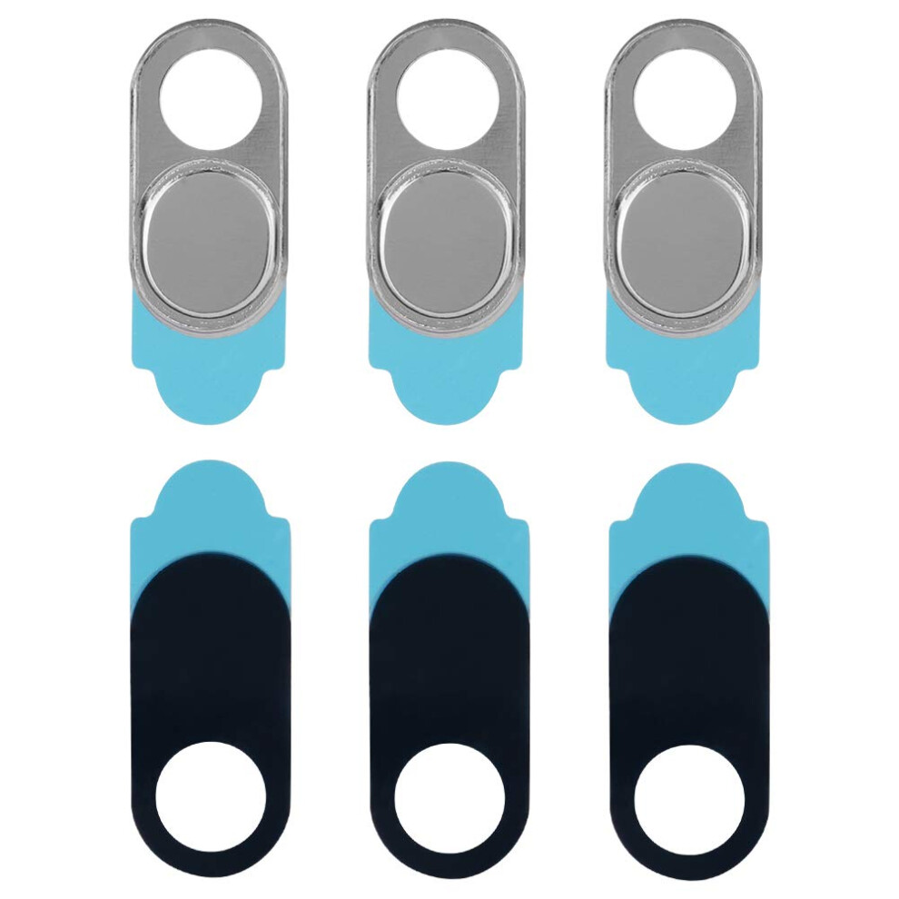 6Pcs Ultra Thin Metal Webcam Cover Slide For Laptop Smartphone Tablet, Camera Privacy Protection 9455672021852