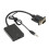 Convertidor VGA a HDMI, cable de PVC, interfaz de 3,5 mm 1
