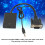 Convertidor VGA a HDMI, cable de PVC, interfaz de 3,5 mm 7