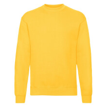 (3XL, Sunflower Yellow) Fruit Of The Loom Mens Classic 80/20 Set-in Sweatshirt