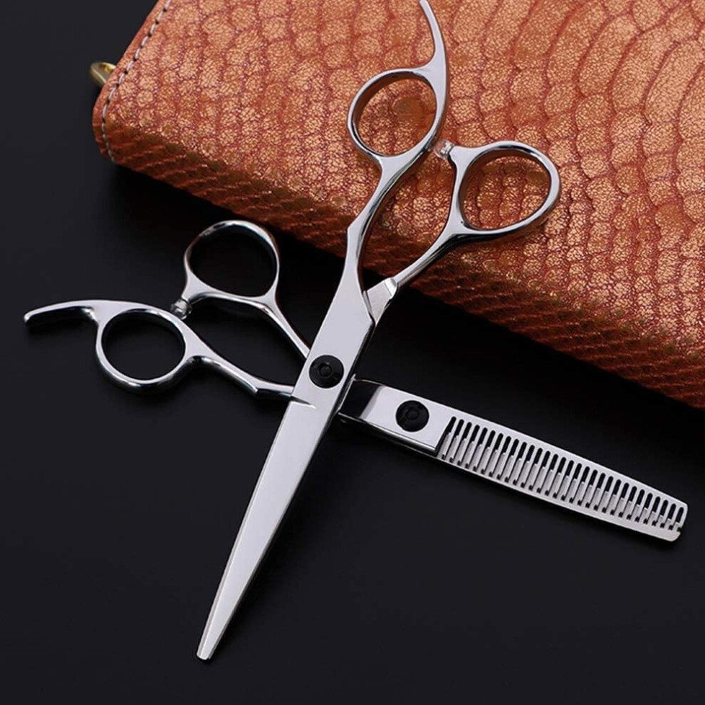 Professional Stainless Steel Hair Cutting Scissors 6.0 Inch with UltraSharp Blades for Salon and Home Use