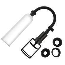 Penis Pump Manual Vacuum Enlargement Device with Measurement Gauge for Erectile Enhancement