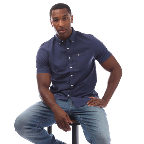 Farah Farah Mens Drayton Short-Sleeved Shirt 2