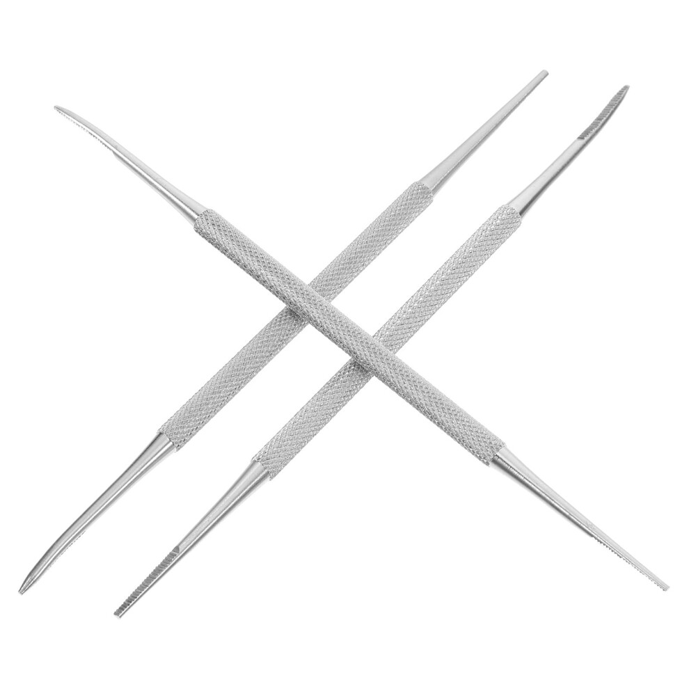 Ingrown Toenail Tool and Cuticle Pusher Set with DualEnded Design for Professional Nail Care