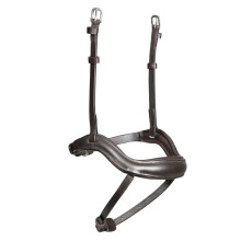 (X Full, Havana) Velociti Lusso Leather Ergonomic Horse Flash Noseband