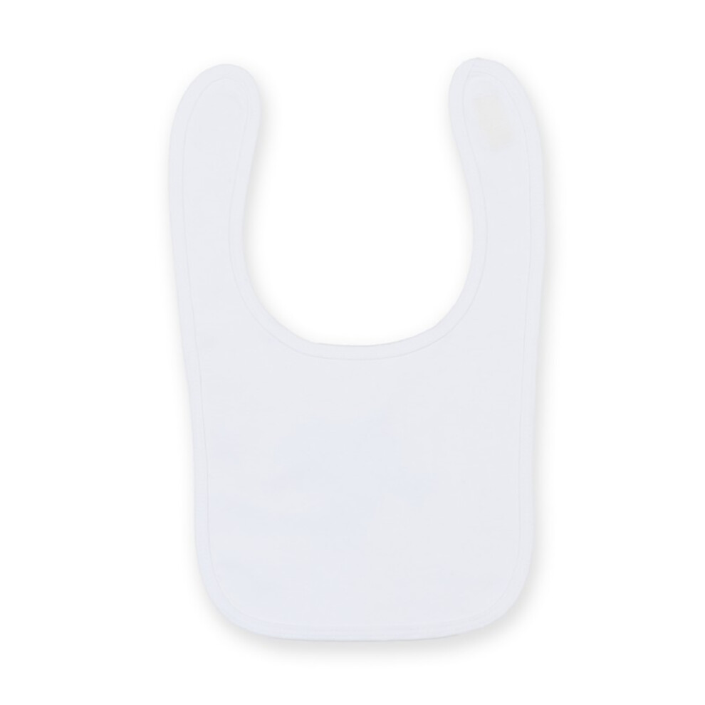 Larkwood Unisex White Plain & Contrast Bib Pack Of 2 In - Image 2