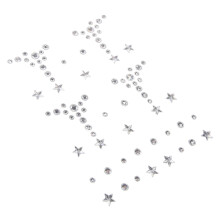Face Gems Stickers Peel and Stick Self Adhesive Jewels for Festival Rave Makeup and Costume