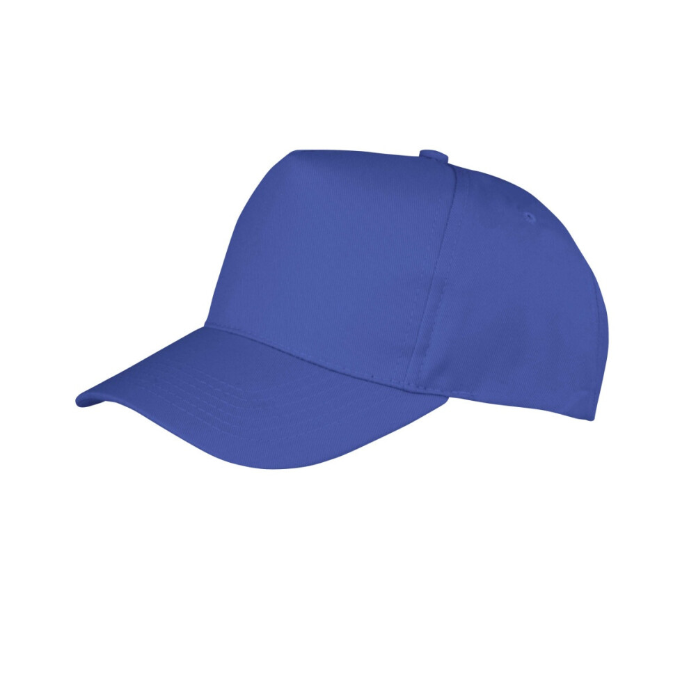 Result (One Size, Royal) Unisex Core Boston 5 Panel Printers Baseball Cap (Pack Of 2)