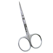 Professional Stainless Steel Cuticle Scissors with Precision Curved Blade for Home and Salon Use