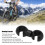 10PCS Black Plastic Bicycle Brake Cable S Clips 18.7mm 7