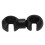 10PCS Black Plastic Bicycle Brake Cable S Clips 18.7mm 13