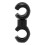 10PCS Black Plastic Bicycle Brake Cable S Clips 18.7mm 8