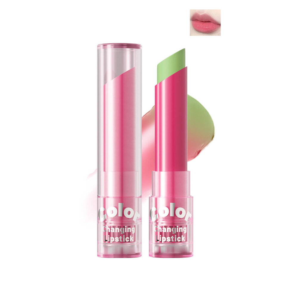 Color Changing Lipstick PH Activated Long Lasting Moisturizing Waterproof Lip Balm #04 Green