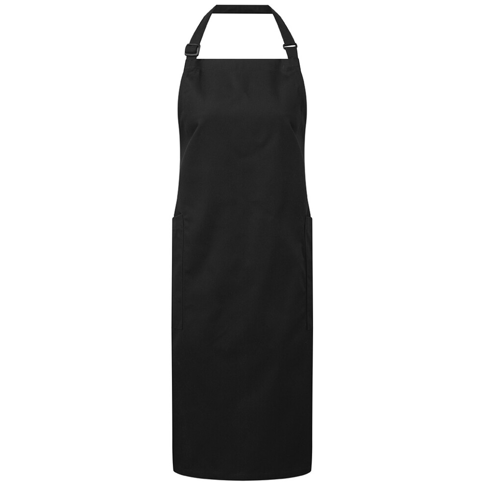 Premier (One Size, Black) Organic Fairtrade Certified Recycled Full Apron