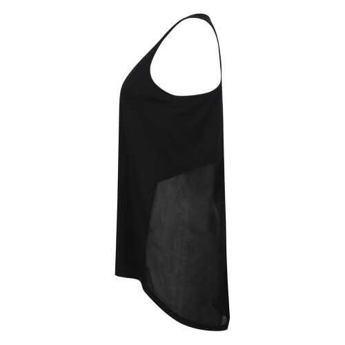 (XL, Black) Tombo Womens/Ladies Open Back Vest 2