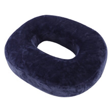 Cuscino da seduta in memory foam a forma ovale a ciambella 38x30x7cm