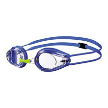 (One Size, Clear/Dark Blue) Arena Childrens/Kids Tracks Swimming Goggles