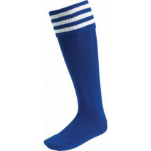 (3 UK-6 UK, Royal Blue/White) Euro Childrens/Kids Stripe Detail Football Socks