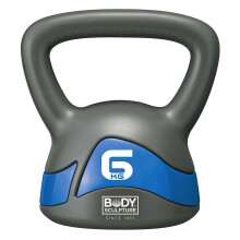 (6kg, Grey/Blue) Carta Sport Body Sculpture Kettle Bell