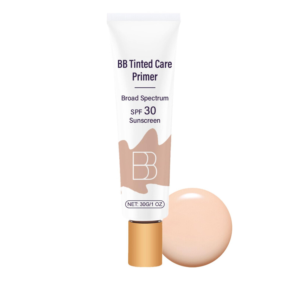 Cream Bb With Spf 02 Natural Tinted Moisturizer Primer Foundation For Lightweight Coverage