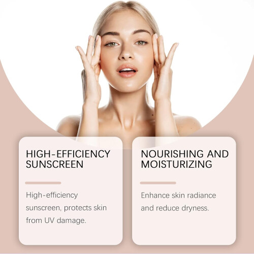 BB Cream with SPF 02 Natural Tinted Moisturizer Primer Foundation for Lightweight Coverage 1